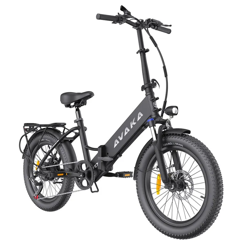 AVAKA K300 Electric Bike 20" Fat Tires 350W Motor 36V 16Ah Battery