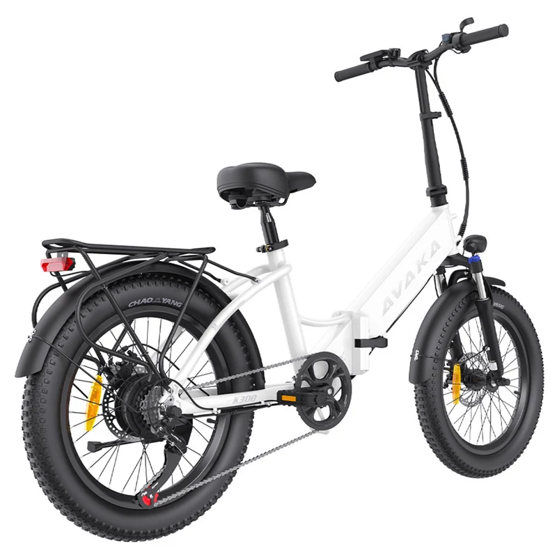 AVAKA K300 Electric Bike 20" Fat Tires 350W Motor 36V 16Ah Battery