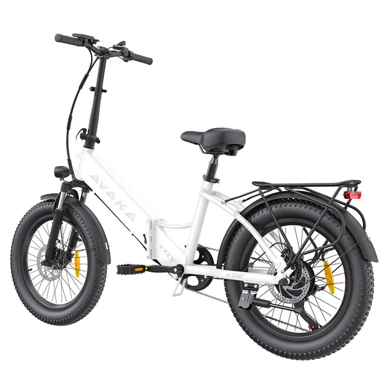 AVAKA K300 Electric Bike 20" Fat Tires 350W Motor 36V 16Ah Battery