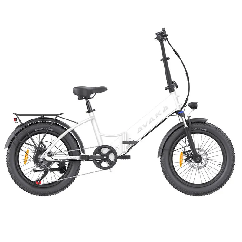 AVAKA K300 Electric Bike 20" Fat Tires 350W Motor 36V 16Ah Battery