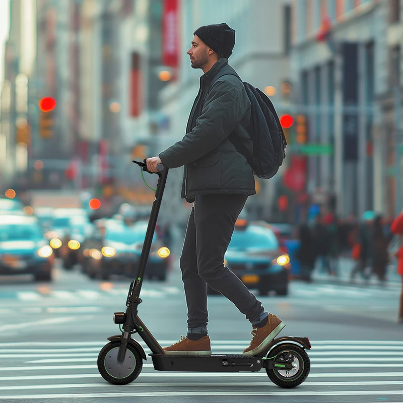isinwheel S9 Max Electric Scooter with ABE 10" Tires 500W Motor 36V 10.4Ah Battery
