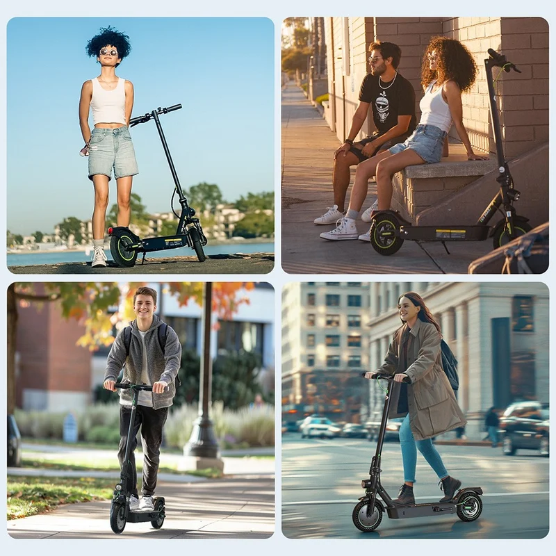 isinwheel S9 Max Electric Scooter with ABE 10" Tires 500W Motor 36V 10.4Ah Battery