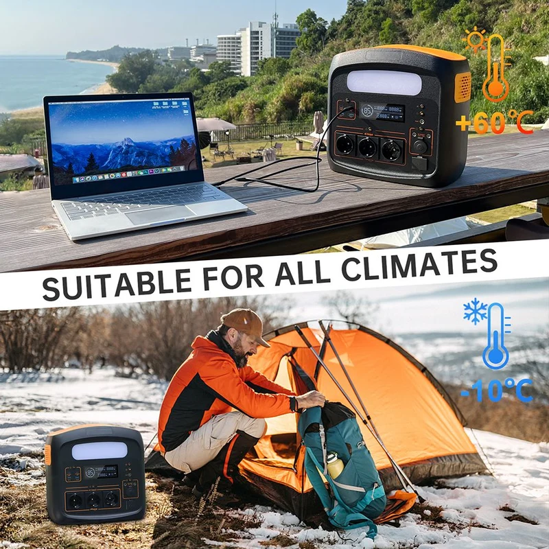 NECESPOW N1200 Portable Power Station 1100.25Wh Capacity