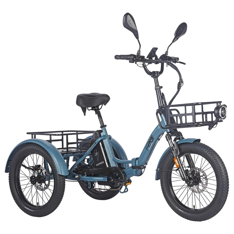 Fafrees F20 Mate Electric Cargo Tricycle 48V 21Ah Battery With L2e-P Certified