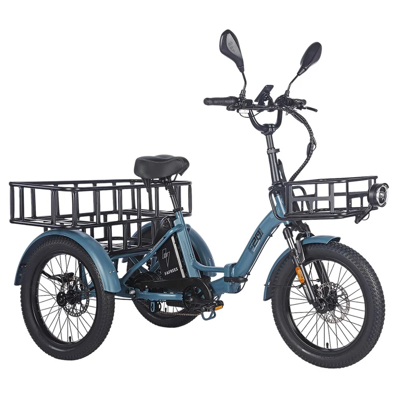 Fafrees F20 Mate Electric Cargo Tricycle 48V 21Ah Battery With L2e-P Certified