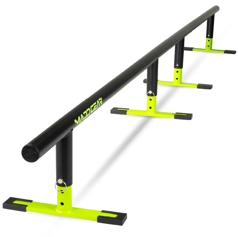 Madd Gear 99" Grind Rail - Black / Green