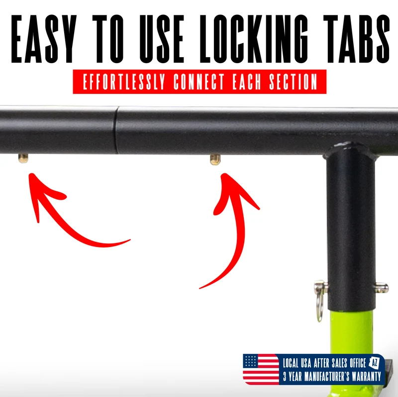 Madd Gear 99" Grind Rail - Black / Green