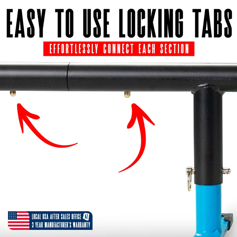 Madd Gear 55" Grind Rail - Black / Blue