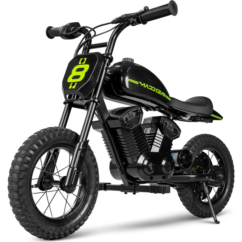 Madd Gear My 1st Mini Electric Dirt Bike - Black / Green