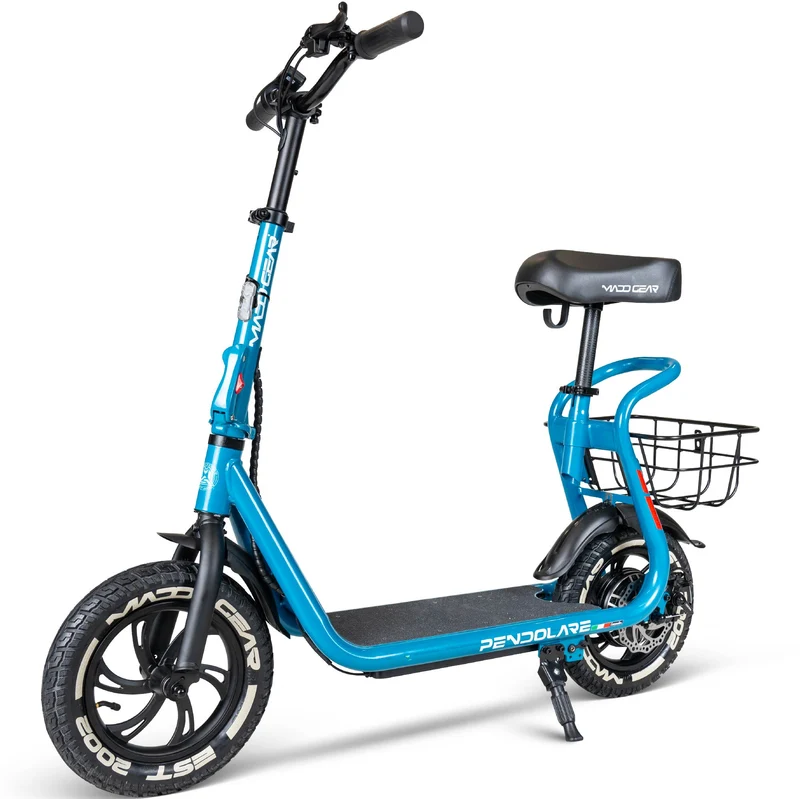 Madd Gear Pendolare Electric Folding Scooter - Mediterranean Blue