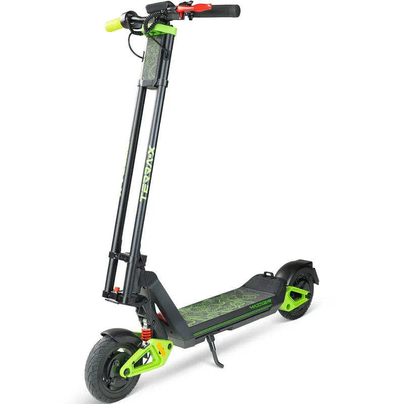 Madd Gear Terra-X Electric Folding Scooter - Black / Green
