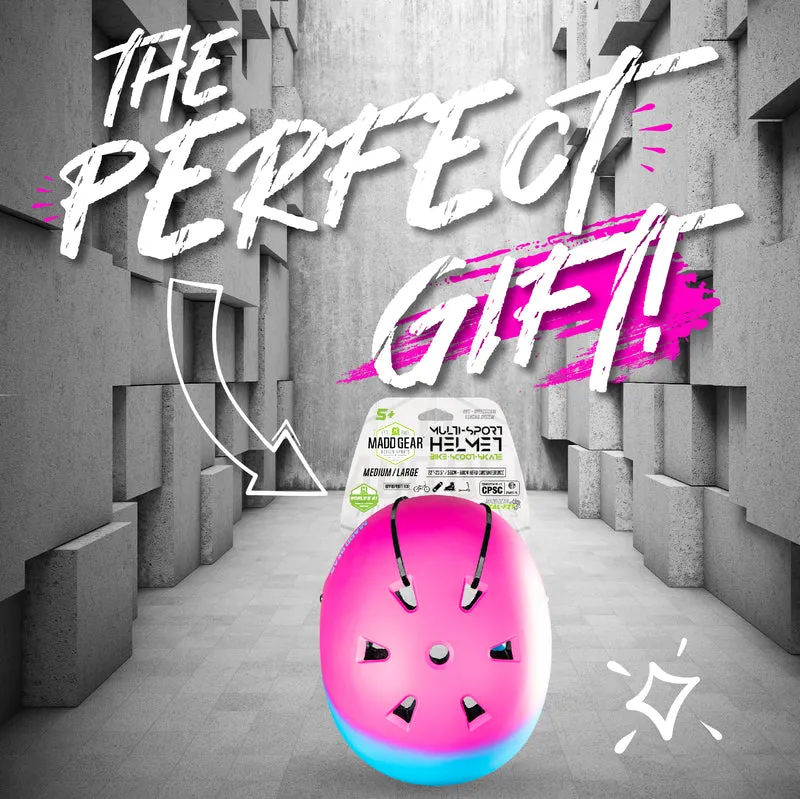 Certified EPS Helmet - Pink Blue M/L