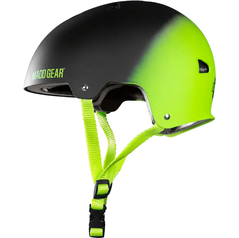Certified EPS Helmet - Black Green S/M