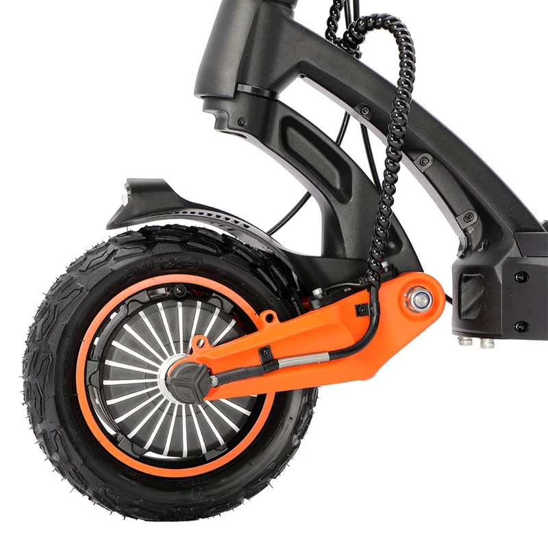 KUGOO LX9+ Electric Scooter 9" Tires Dual 650W Motors 48V 18.2Ah Battery