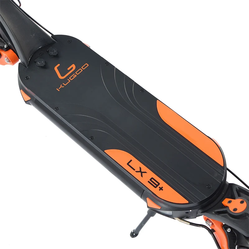 KUGOO LX9+ Electric Scooter 9" Tires Dual 650W Motors 48V 18.2Ah Battery