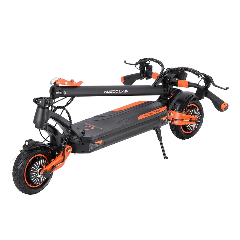 KUGOO LX9+ Electric Scooter 9" Tires Dual 650W Motors 48V 18.2Ah Battery