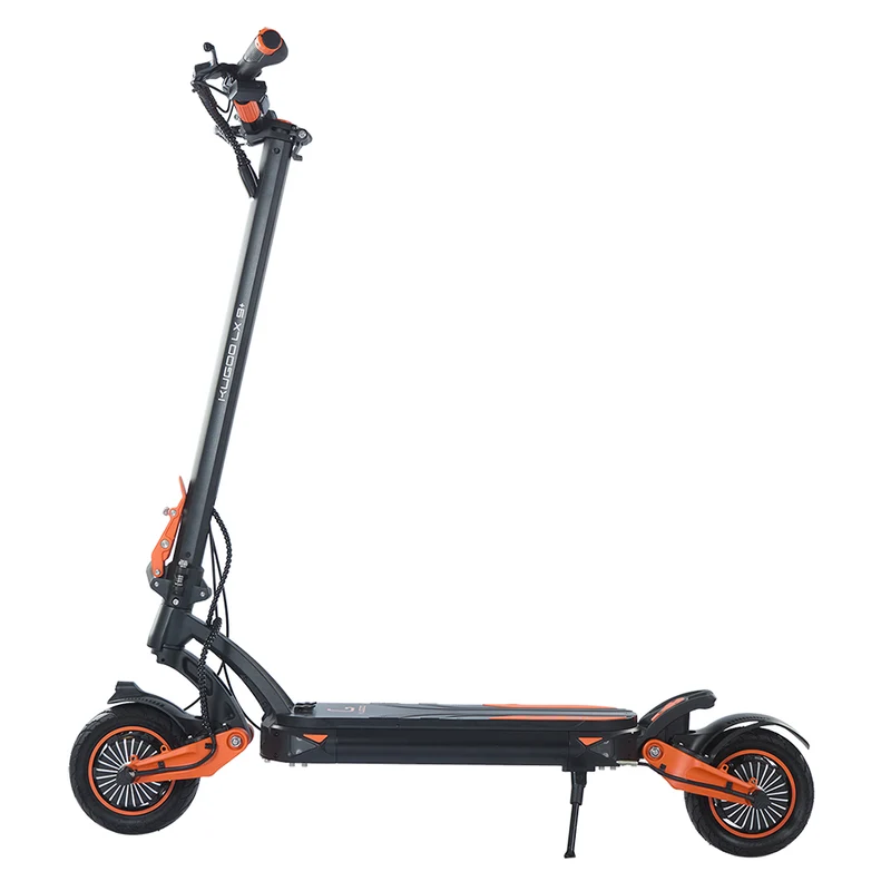 KUGOO LX9+ Electric Scooter 9" Tires Dual 650W Motors 48V 18.2Ah Battery