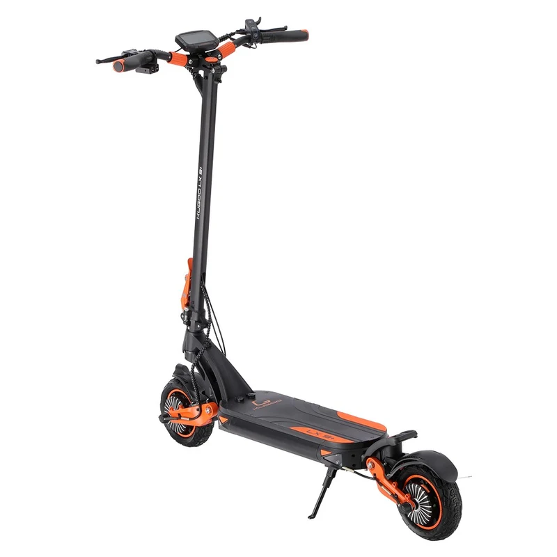 KUGOO LX9+ Electric Scooter 9" Tires Dual 650W Motors 48V 18.2Ah Battery