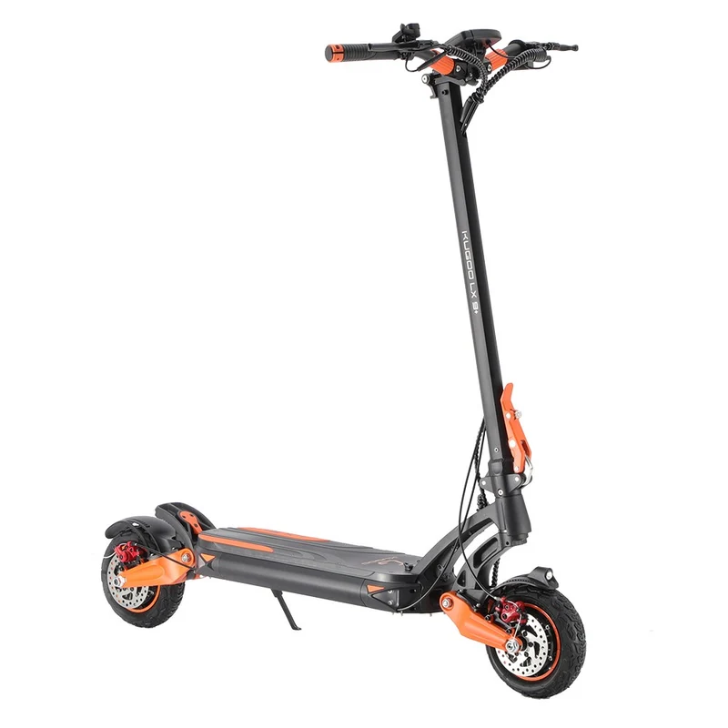 KUGOO LX9+ Electric Scooter 9" Tires Dual 650W Motors 48V 18.2Ah Battery