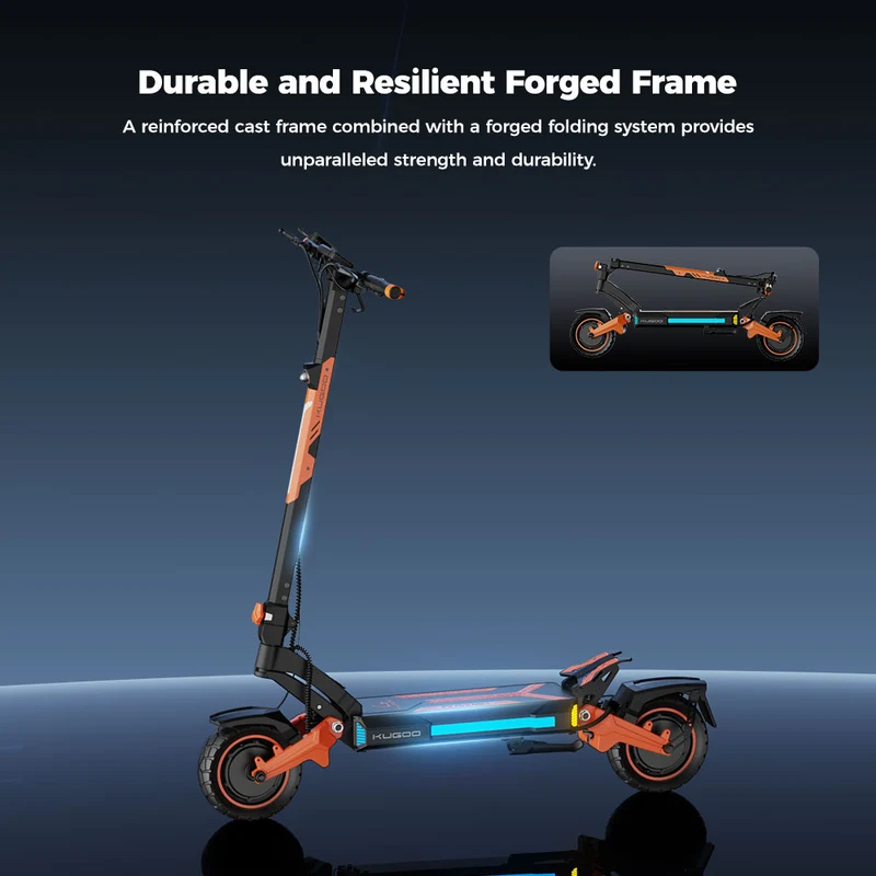 KUGOO F3 Pro Max Electric Scooter 10" Tires Dual 1100W Motors 52V 23.4Ah Battery