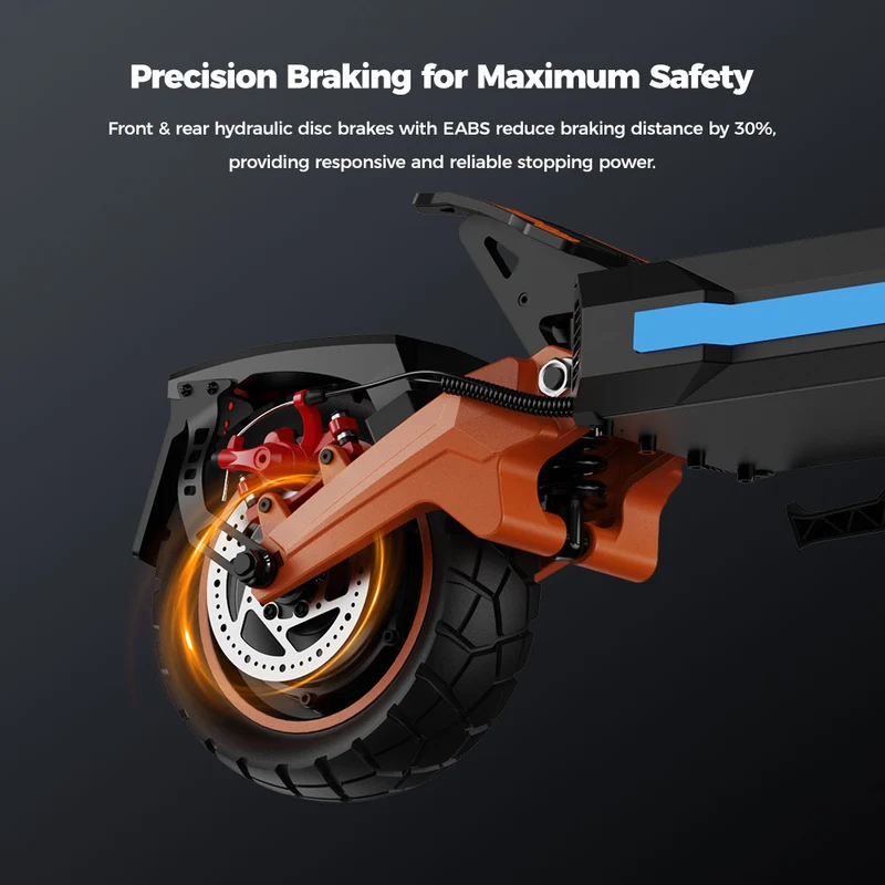 KUGOO F3 Pro Max Electric Scooter 10" Tires Dual 1100W Motors 52V 23.4Ah Battery