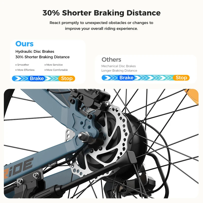 Foride Xtremer 3 Electric Bike 29" Tires 250W Motor 48V 12Ah Battery