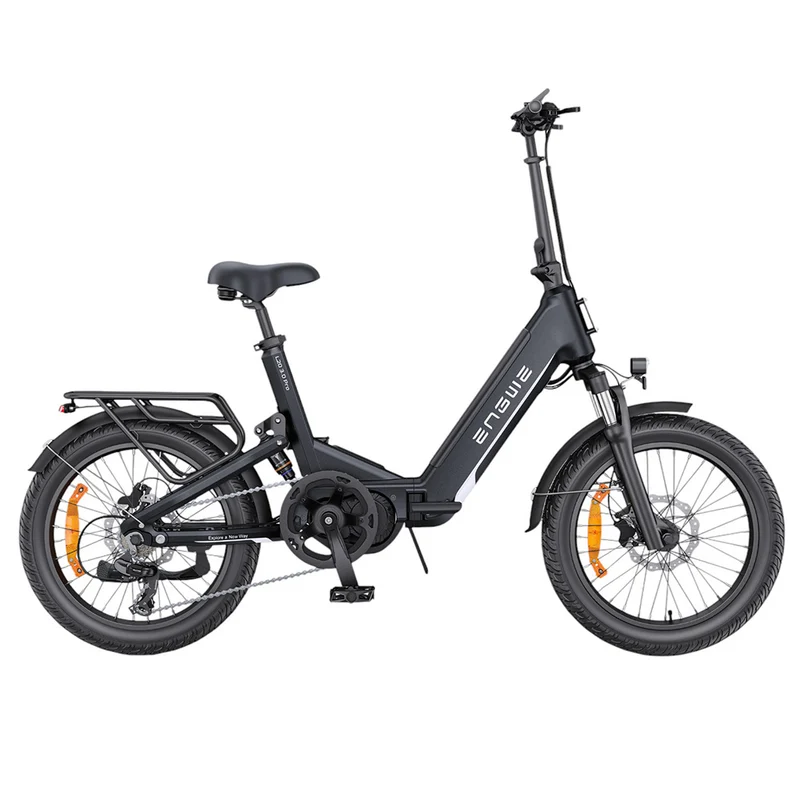 ENGWE L20 3.0 Pro Electric Bike 20" Tires 250W Mid-Drive Motor 48V 15Ah Battery