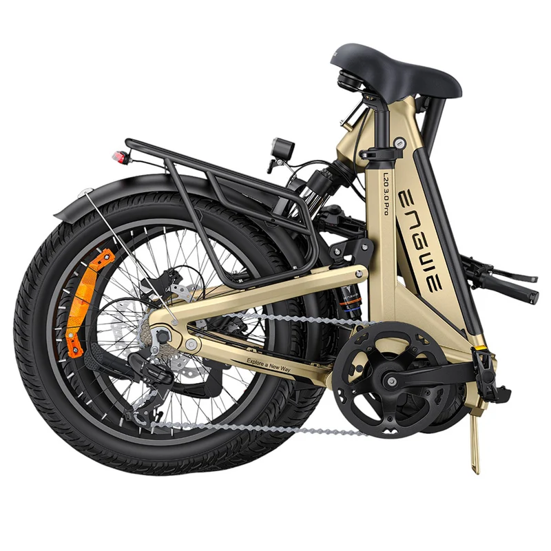 ENGWE L20 3.0 Pro Electric Bike 20" Tires 250W Mid-Drive Motor 48V 15Ah Battery