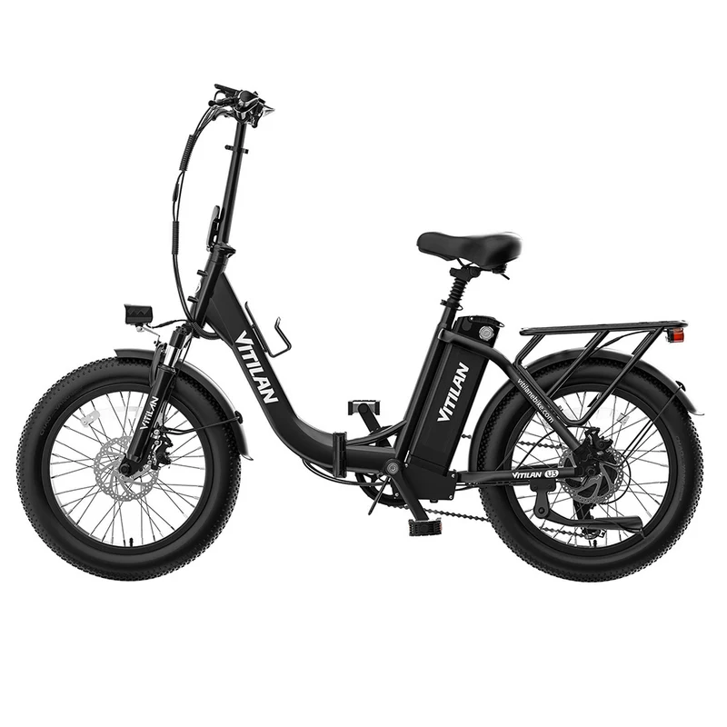 Vitilan U3 Electric Bike 20" Fat Tires 750W Motor 48V 13Ah Battery