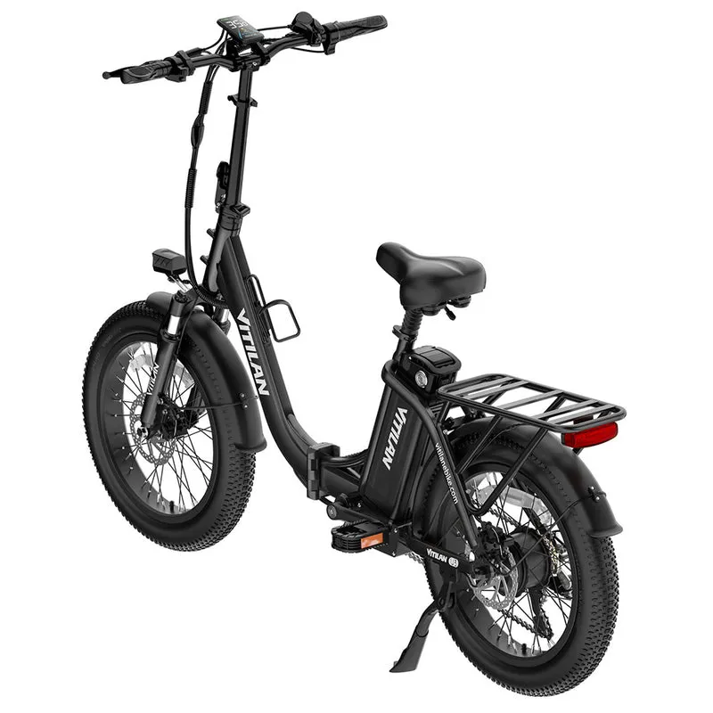 Vitilan U3 Electric Bike 20" Fat Tires 750W Motor 48V 13Ah Battery