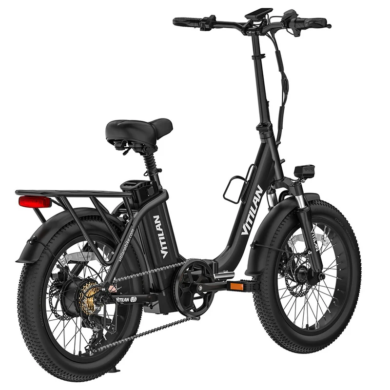 Vitilan U3 Electric Bike 20" Fat Tires 750W Motor 48V 13Ah Battery