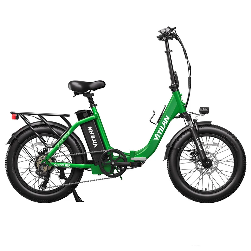 Vitilan U3 Electric Bike 20" Fat Tires 750W Motor 48V 13Ah Battery