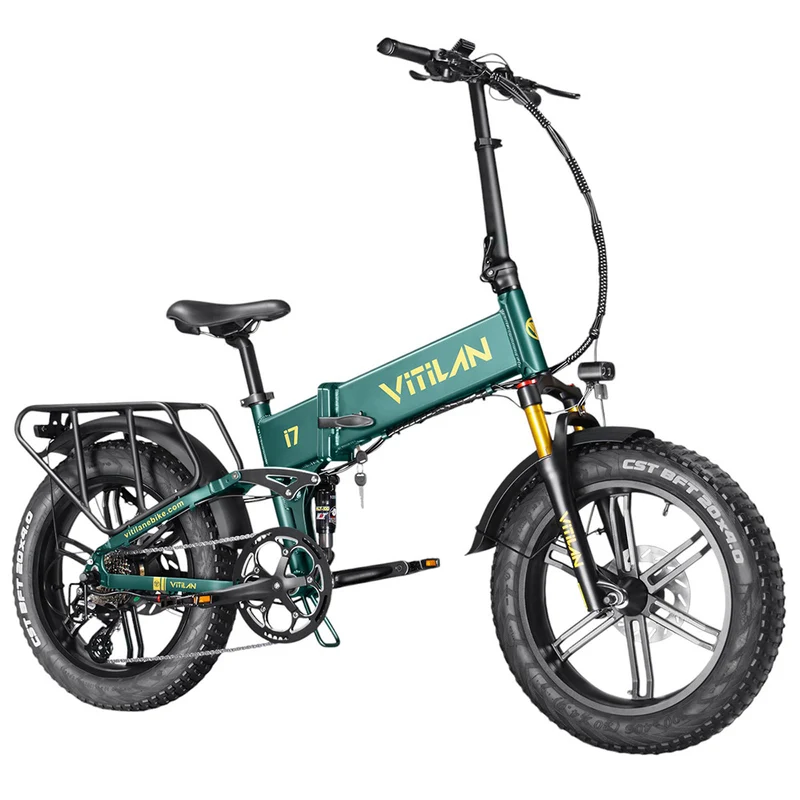 Vitilan i7 Pro 3.0 Electric Bike 20" Fat Tires 750W Motor 48V 20Ah Battery