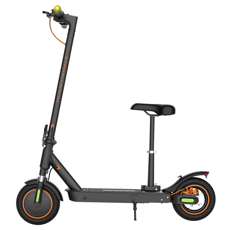 Honey Whale M2 MAX-B Electric Scooter with Seat 10" Tires 500W 12.5AH Battery