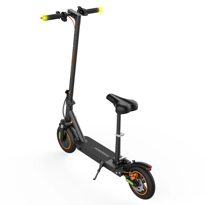 Honey Whale M2 MAX-B Electric Scooter with Seat 10" Tires 500W 12.5AH Battery