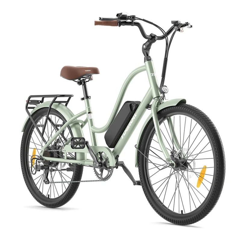 Touroll B2 Retro Cruiser Electric Bike 26" 250W Motor 36V 15.6Ah Battery