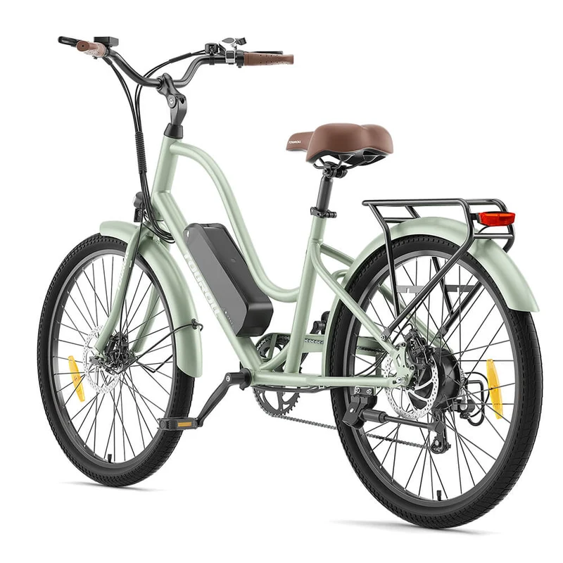 Touroll B2 Retro Cruiser Electric Bike 26" 250W Motor 36V 15.6Ah Battery