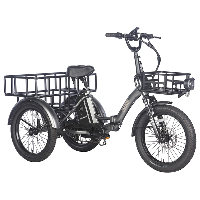 Fafrees F20 Mate Foldable Electric Cargo Tricycle 48V 18.2Ah Battery
