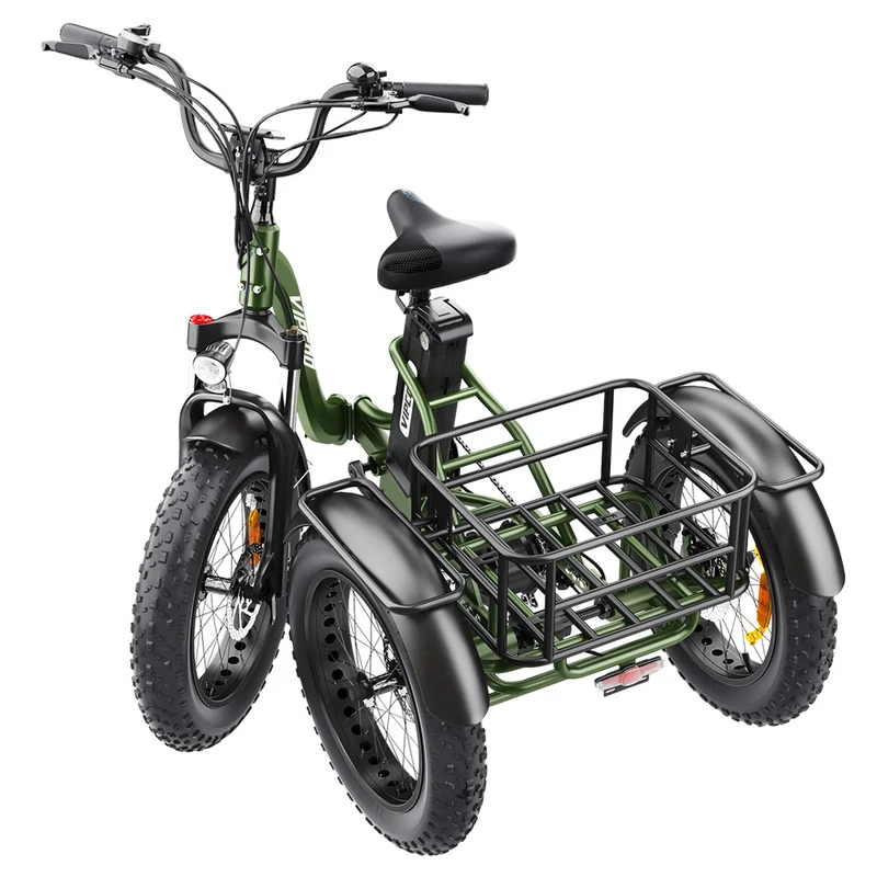Vipcoo VC-ET1 Electric Cargo Tricycle 20" Tires 750W 48V 20Ah