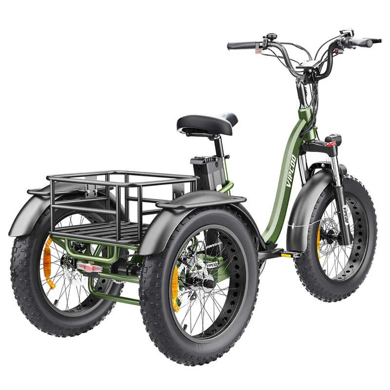 Vipcoo VC-ET1 Electric Cargo Tricycle 20" Tires 750W 48V 20Ah