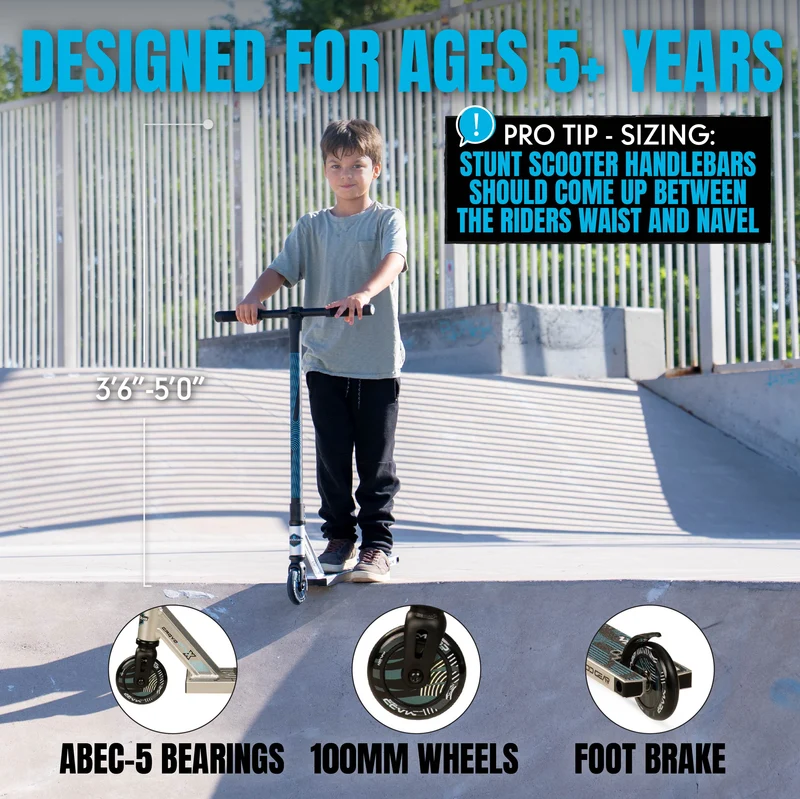 Madd Gear Carve Pro-X Scooter - Chrome
