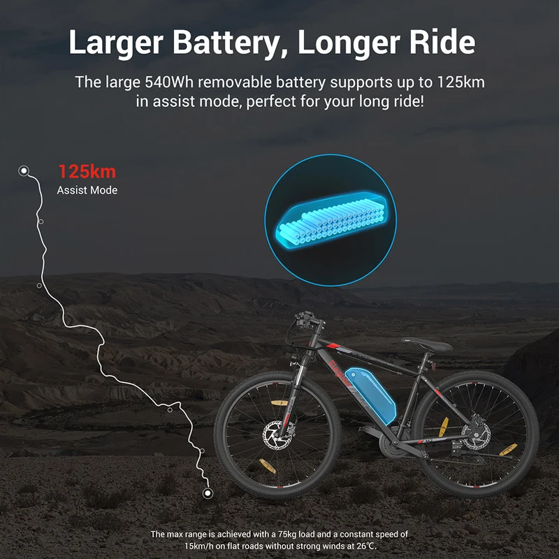 Eleglide Mopride 2 Electric Mountain Bike & Battery Combo
