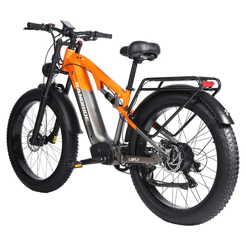RANDRIDE YX80 Electric Mountain Bike 26" Tires 1500W Brushless Motor 48V 20Ah Battery
