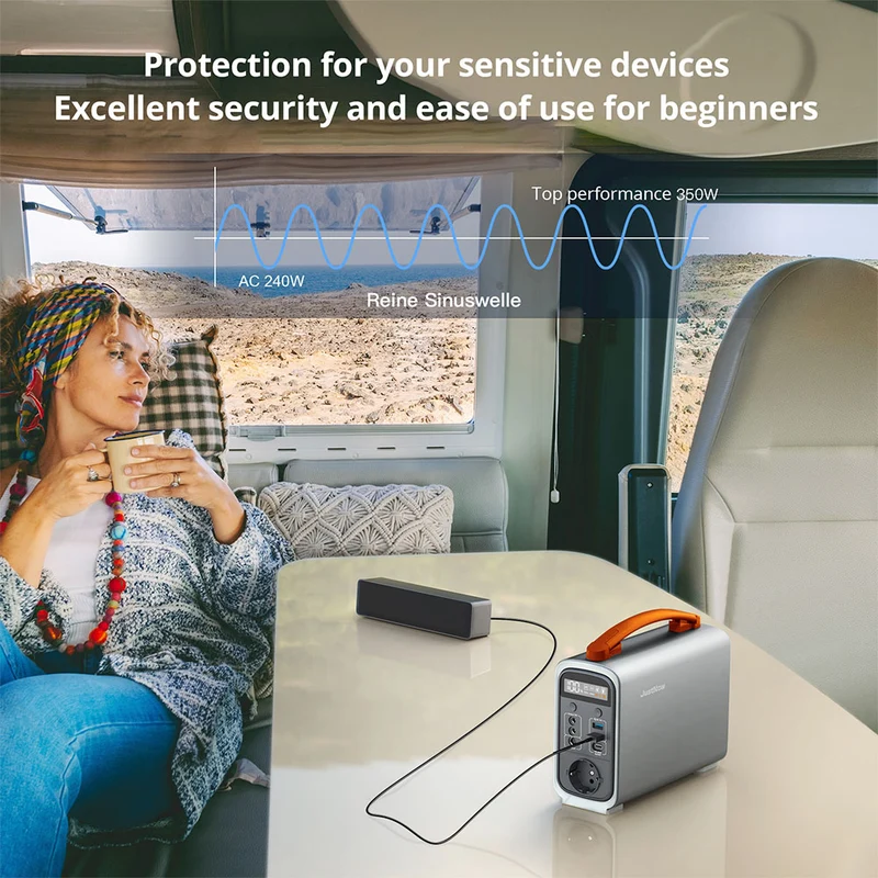 JustNow GT240 Pro 240W Portable Power Station 320Wh Battery