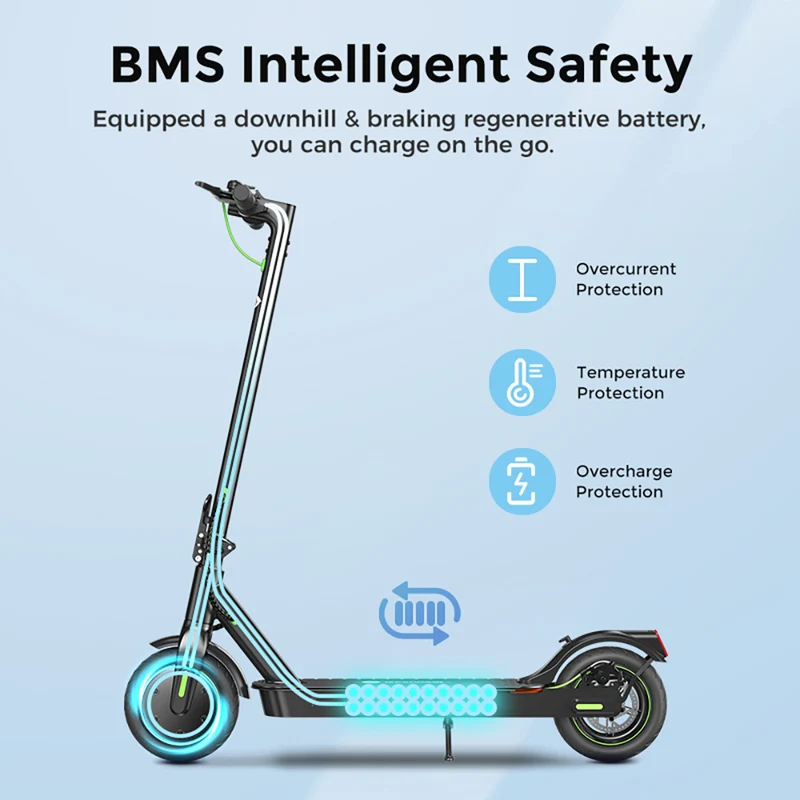 isinwheel S9 Pro Electric Scooter 8.5" Tires 350W Motor 36V 7.5Ah Battery