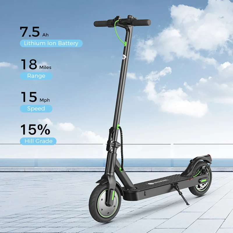 isinwheel S9 Pro Electric Scooter 8.5" Tires 350W Motor 36V 7.5Ah Battery