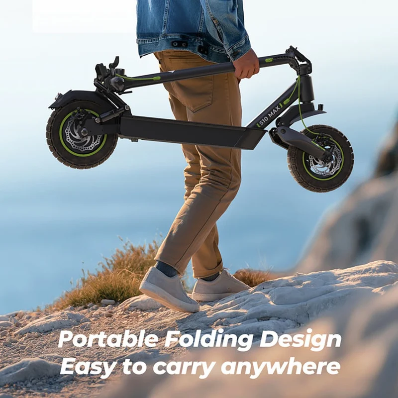 iSinwheel S10MAX Electric Scooter 10" Off-road Tires 1000W Motor 48V 15Ah Battery