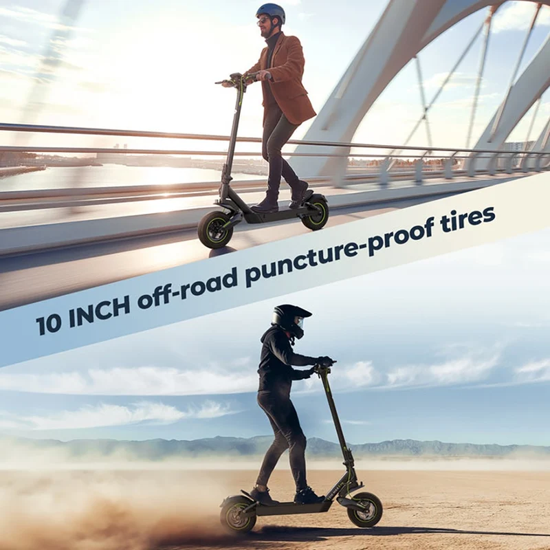 iSinwheel S10MAX Electric Scooter 10" Off-road Tires 1000W Motor 48V 15Ah Battery