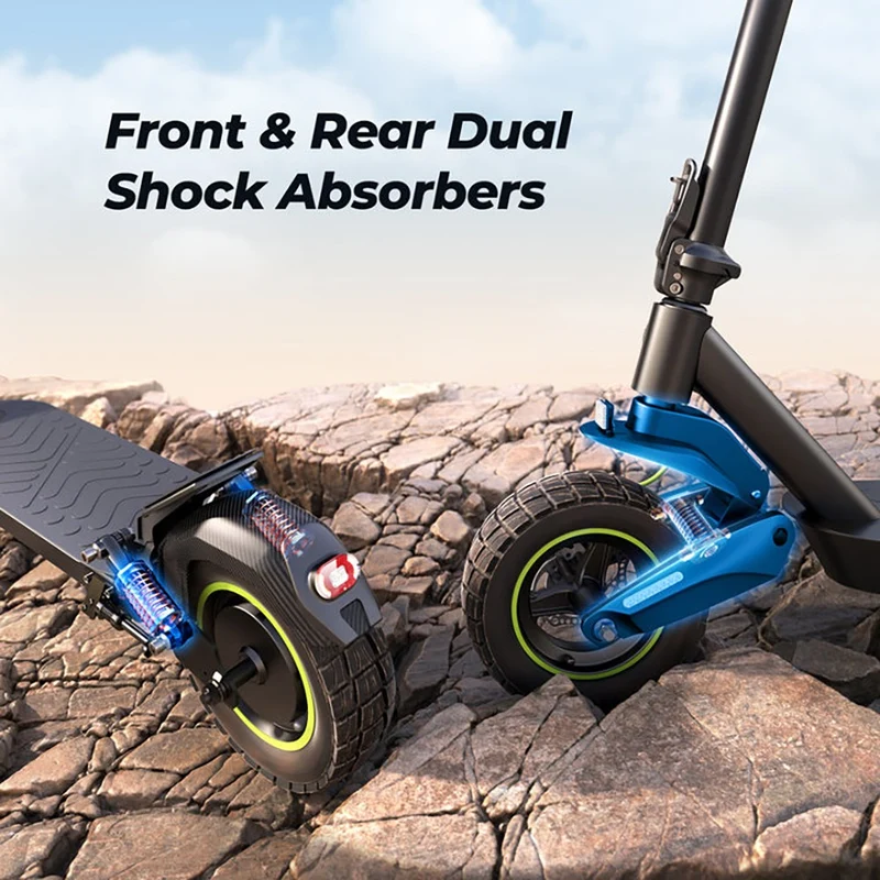 iSinwheel S10MAX Electric Scooter 10" Off-road Tires 1000W Motor 48V 15Ah Battery
