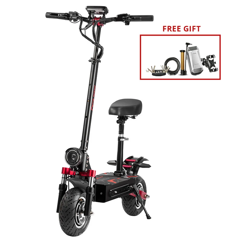 BOYUEDA Q7 Pro Max Electric Scooter 10" Tires Dual 1600W Motors 52V 28Ah Battery
